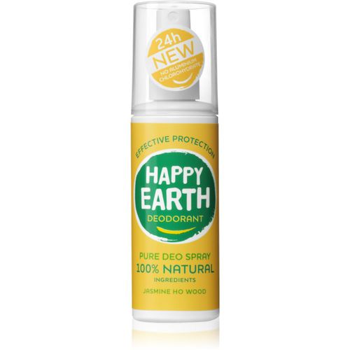 Natural Deodorant Spray Jasmine Ho Wood deodorante 100 ml - Happy Earth - Modalova