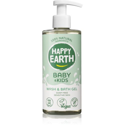 Natural Bath & Wash Gel for Baby & Kids gel de ducha 300 ml - Happy Earth - Modalova