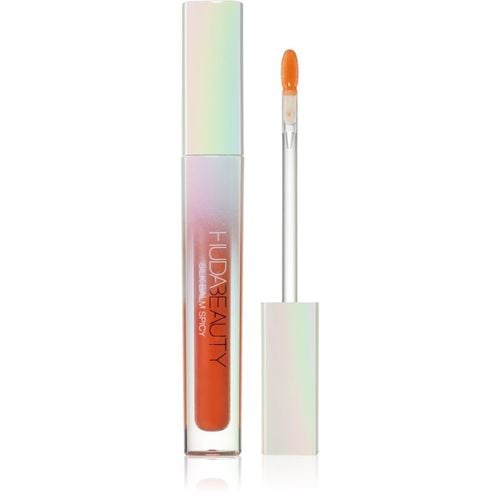 Silk Balm Spicy brillo de labios transparente con efecto volumen con efecto calor tono Fuego 3 ml - Huda Beauty - Modalova