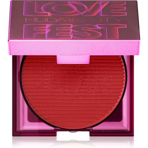 Love Fest Cream Blush blush in crema colore Kiss Burning Cherry 10 ml - Huda Beauty - Modalova