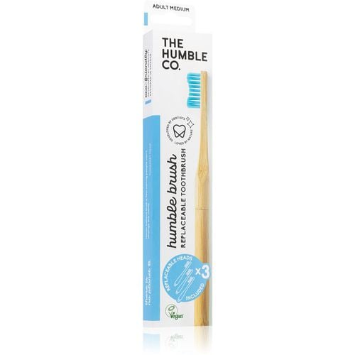 Brush Adult cepillo dental con cabezal intercambiable medio 3 ud - The Humble Co. - Modalova