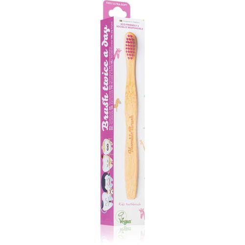 Brush Kids cepillo dental de bambú ultra suave para niños 1 ud - The Humble Co. - Modalova