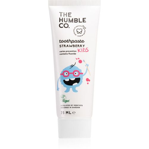 Natural Toothpaste Kids pasta de dientes natural para niños sabor fresa 75 ml - The Humble Co. - Modalova