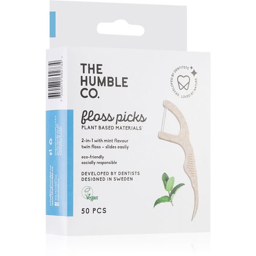 Floss Picks palillos de dientes Mint 50 ud - The Humble Co. - Modalova