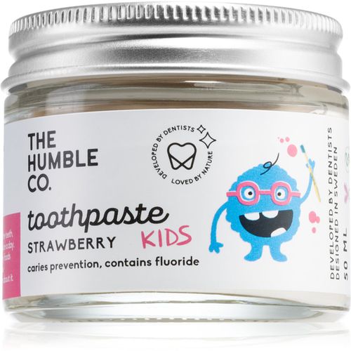 Natural Toothpaste Kids dentifricio naturale per bambini con aroma di fragola 50 ml - The Humble Co. - Modalova