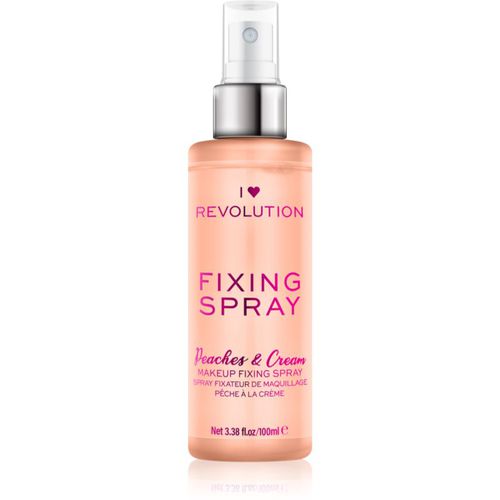 Fixing Spray spray fissante per il trucco con profumazione Peaches & Cream 100 ml - I Heart Revolution - Modalova