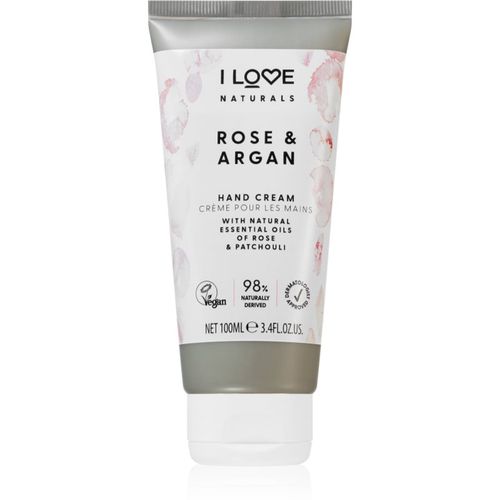 Naturals Rose & Argan crema hidratante para manos con olor a rosa 100 ml - I love... - Modalova