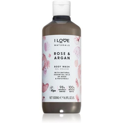 Naturals Rose & Argan berauschendes Duschgel mit Rosenduft 500 ml - I love... - Modalova