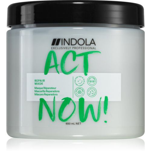 Act Now! Repair maschera di rigenerazione profonda per capelli 650 ml - Indola - Modalova