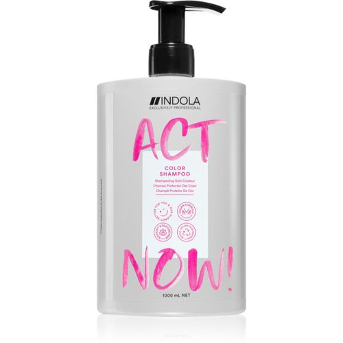 Act Now! Color champú iluminador para proteger el color 1000 ml - Indola - Modalova