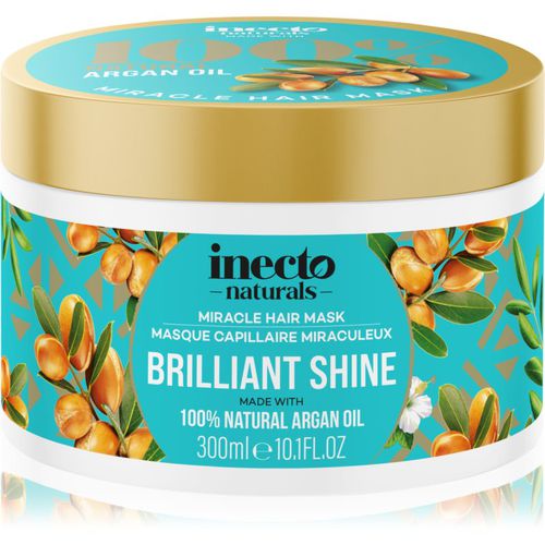 Argan mascarilla nutritiva para dar brillo y suavidad al cabello 300 ml - Inecto - Modalova