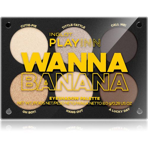 PlayInn Eyeshadow Palette palette di ombretti colore Wanna Banana 7,4 g - Inglot - Modalova