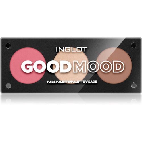 Face Palette illuminante, bronzer e blush colore Good Mood 7 g - Inglot - Modalova