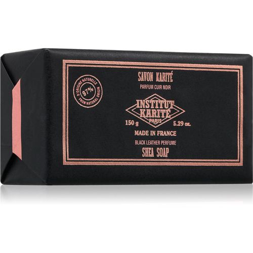 Black Leather Shea Soap jabón sólido de lujo con manteca de karité 150 g - Institut Karité Paris - Modalova