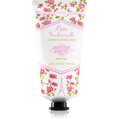 Rose Mademoiselle Shea Hand Cream crema leggera per le mani con burro di karité tube + box 75 ml - Institut Karité Paris - Modalova