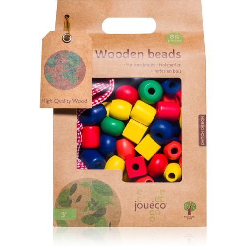 Wooden Beads attività giocattolo in legno 36 m+ 85 pz - Jouéco - Modalova