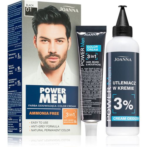 Power Men Haarfarbe für Herren Farbton Black - Joanna - Modalova