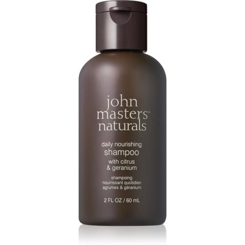 Citrus & Geranium Daily Nourishing Shampoo champú nutritivo vegano cítrico 60 ml - John Masters Organics - Modalova