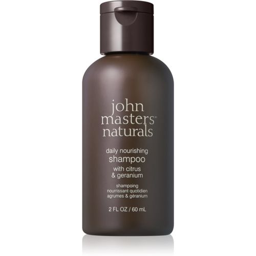 Citrus & Geranium Daily Nourishing Shampoo shampoo nutriente vegano agrume 60 ml - John Masters Organics - Modalova