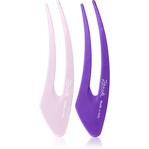 Hair Clip Haarspangen Purple 2x15 cm - Janeke - Modalova