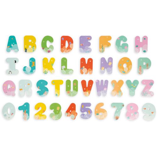 Bath Toy Letters & Numbers juguete para el baño 2 y+ 36 ud - Janod - Modalova