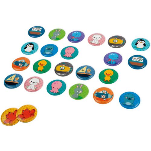 Bath Memory Memory para la bañera Animals 2 y+ 24 ud - Janod - Modalova