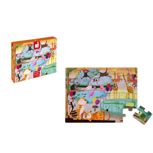 Tactile Puzzle puzzle ZOO 2 y+ 20 pz - Janod - Modalova