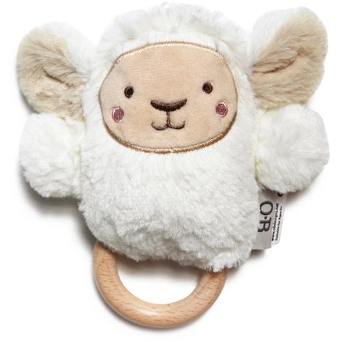 Bunny Soft Rattle Toy juguete de peluche con sonajero White 3m+ 1 ud - O.B Designs - Modalova