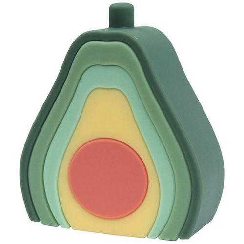 Silicone Avocado Stacker attività giocattolo 10m+ 1 pz - O.B Designs - Modalova