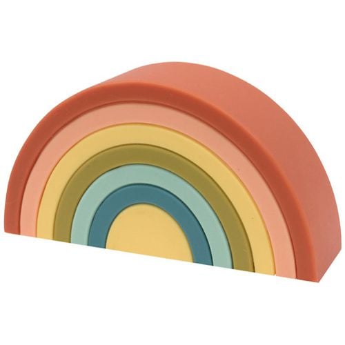 Silicone Rainbow Stacker arcoíris apilable Cherry 10m+ 1 ud - O.B Designs - Modalova