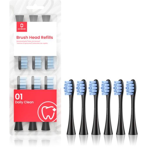 Brush Head Standard Clean P2S5 recambio para cepillo de dientes Black 6 ud - OClean - Modalova