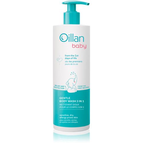 Baby Gentle Body Wash gel y champú limpiador para niños 3 en 1 400 ml - Oillan - Modalova