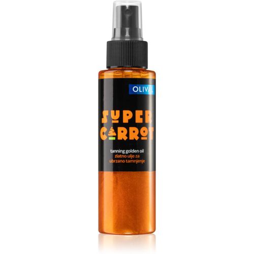 SUPER Carrot Glitzer-Öl beschleunigte Bräunung 100 ml - Olival - Modalova