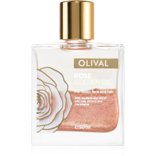 Rose Gold aceite con purpurina para cara, cuerpo y cabello 50 ml - Olival - Modalova