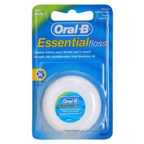 Essential Floss hilo dental encerado con aroma de menta 50 m - Oral B - Modalova