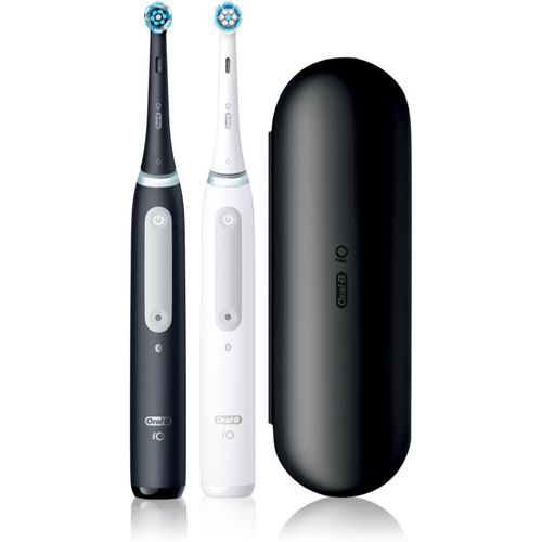 IO4 spazzolino da denti elettrico con astuccio DUO Black & White 2 pz - Oral B - Modalova