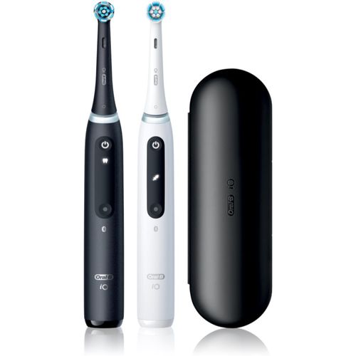 IO5 spazzolino da denti elettrico con astuccio DUO Black & White 2 pz - Oral B - Modalova