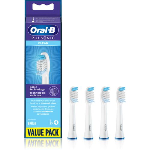 Pulsonic Clean testine di ricambio per spazzolino 4 pz - Oral B - Modalova