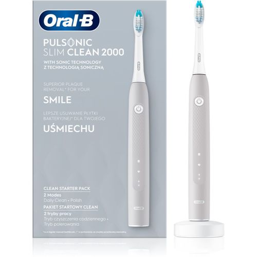 Pulsonic Slim Clean 2000 Grey cepillo dental sónico - Oral B - Modalova