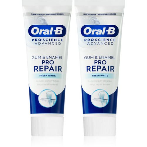 Gum & Enamel Repair Gentle Whitening pasta de dientes suave con efecto blanqueador 2x75 ml - Oral B - Modalova