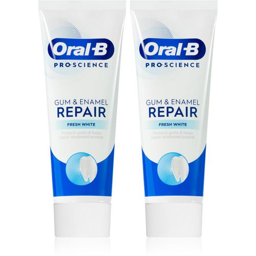Gum & Enamel Repair Fresh White Zahncreme für frischen Atem 2x75 ml - Oral B - Modalova
