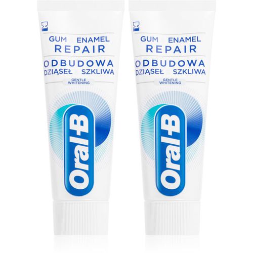 Gum & Enamel Repair Gentle Whitening dentifricio sbiancante delicato 2 x 75 ml - Oral B - Modalova