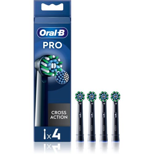 PRO Cross Action Ersatzkopf für Zahnbürste Black 4 St - Oral B - Modalova