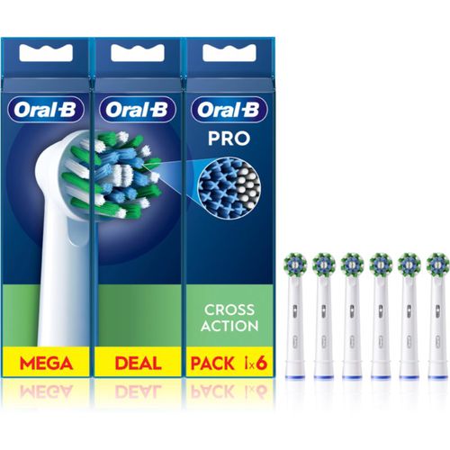 PRO Cross Action testine di ricambio per spazzolino 6 pz - Oral B - Modalova