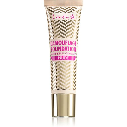 Camouflage base de cobertura total tono Nude 25 g - Lovely - Modalova