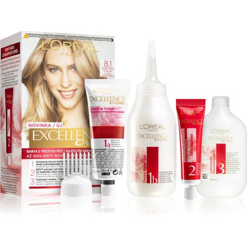 Excellence Creme Haarfarbe Farbton 8.1 Ash Blonde 1 St - L’Oréal Paris - Modalova