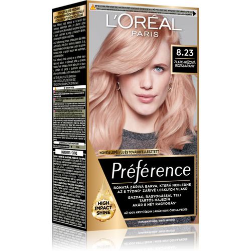 Préférence Haarfarbe Farbton 8.23 Medium Rose Gold 1 St - L’Oréal Paris - Modalova