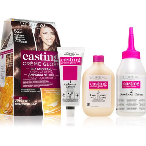 Casting Creme Gloss tinta per capelli colore 525 Black Cherry Chocolate 1 pz - L’Oréal Paris - Modalova