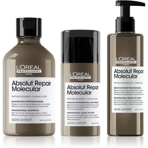 Serie Expert Absolut Repair Molecular confezione conveniente (per capelli rovinati) - L’Oréal Professionnel - Modalova