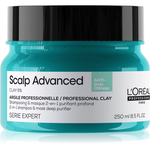 Serie Expert Scalp Advanced Champú y mascarilla 2 en 1 para cabello graso y cuero cabelludo 250 ml - L’Oréal Professionnel - Modalova